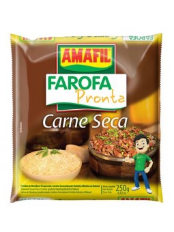 Farofa Pronta Sabor Carne Seca