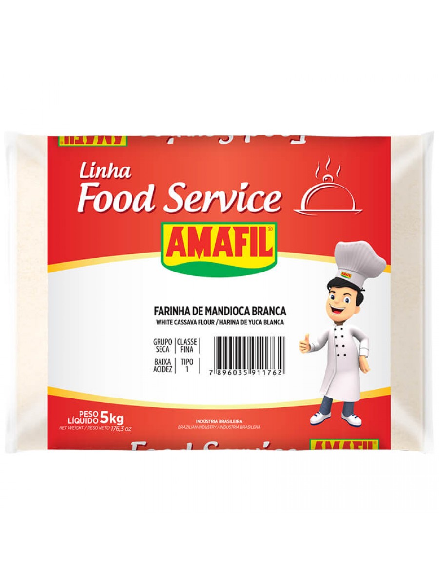 Farinha de Mandioca Branca Amafil- 5kg