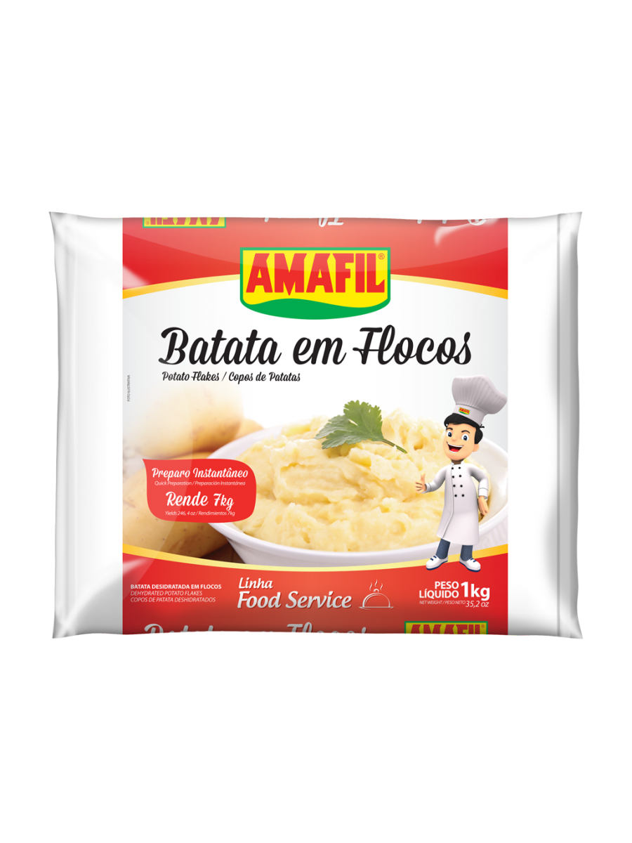 Purê de Batata – Batata em Flocos