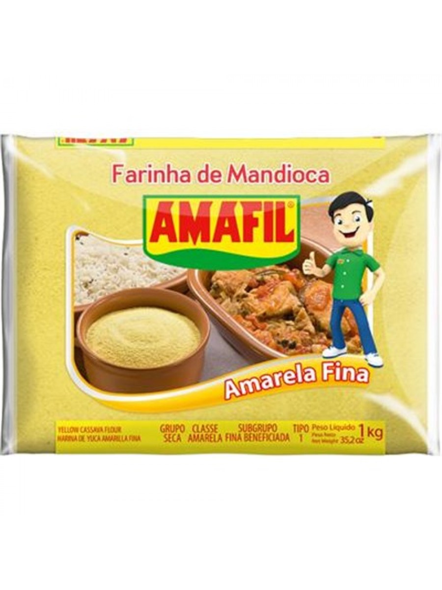 Farinha de Mandioca Amarela Fina