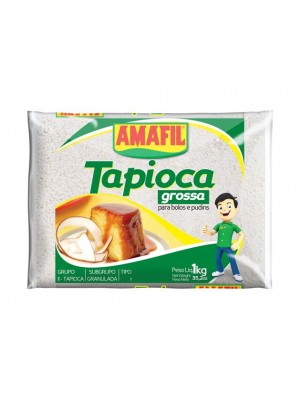 Tapioca Granulada Amafil para Bolo e Pudim